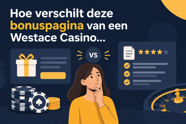 Hoe verschilt deze bonuspagina van een Westace Casino review?